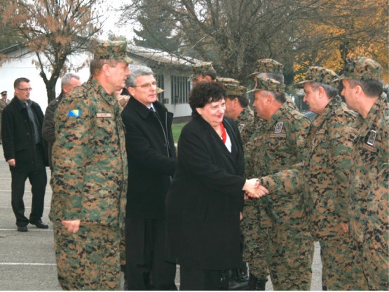 Članovi Zajedničke komisije za odbranu i sigurnost BiH posjetili Komandu 6. Pješadijske brigade i Komandu podrške OS BiH u Banja Luci